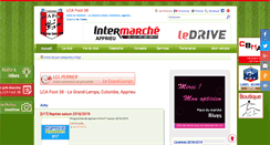 Desktop Screenshot of lca-foot38.fr