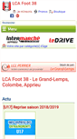 Mobile Screenshot of lca-foot38.fr